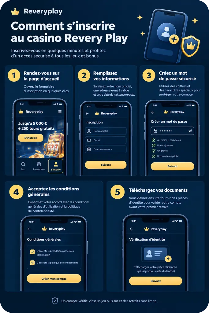 Comment s'inscrire et créer un compte sur Revery Play